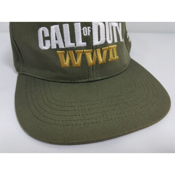 Call Of Duty Baseball Cap WWII COD Sledgehammer Games Adjustable Army Green - Picture 3 of 9